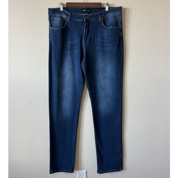 RYE 51 R51 Men’s Four Way Stretch Denim Jeans 38W Straight Fit Performance NWT - Picture 3 of 9